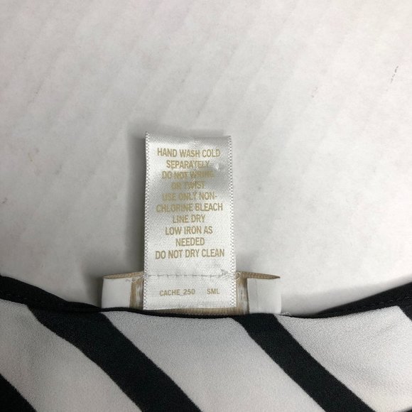 Cache Stripe Knit Sleeveless Sweater Top BF - Picture 4 of 6